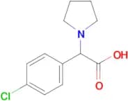 2-(4-Chlorophenyl)-2-(pyrrolidin-1-yl)acetic acid