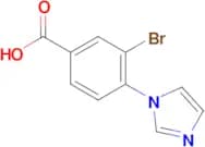 3-Bromo-4-(1H-imidazol-1-yl)benzoic acid