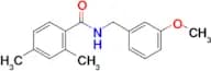 N-(3-methoxybenzyl)-2,4-dimethylbenzamide