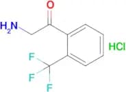 2-Amino-1-(2-(trifluoromethyl)phenyl)ethan-1-one hydrochloride