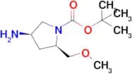 Tert-butyl (2R,4R)-4-amino-2-(methoxymethyl)pyrrolidine-1-carboxylate