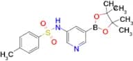 4-Methyl-N-(5-(4,4,5,5-tetramethyl-1,3,2-dioxaborolan-2-yl)pyridin-3-yl)benzenesulfonamide