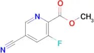 Methyl 5-cyano-3-fluoropicolinate