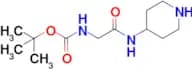 Tert-butyl (2-oxo-2-(piperidin-4-ylamino)ethyl)carbamate