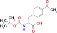(R)-3-(4-acetylphenyl)-2-((tert-butoxycarbonyl)amino)propanoic acid