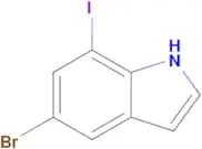 5-Bromo-7-iodo-1H-indole