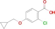 2-Chloro-4-(cyclopropylmethoxy)benzoic acid