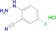 5-Fluoro-2-hydrazinylbenzonitrile hydrochloride