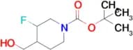 Tert-butyl 3-fluoro-4-(hydroxymethyl)piperidine-1-carboxylate