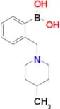 (2-((4-Methylpiperidin-1-yl)methyl)phenyl)boronic acid