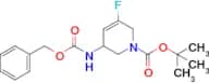 Tert-butyl 3-(((benzyloxy)carbonyl)amino)-5-fluoro-3,6-dihydropyridine-1(2H)-carboxylate