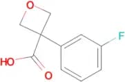 3-(3-Fluorophenyl)oxetane-3-carboxylic acid