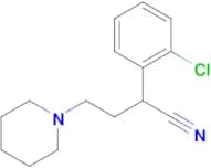 2-(2-Chlorophenyl)-4-(piperidin-1-yl)butanenitrile