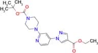 Tert-butyl 4-(4-(4-(ethoxycarbonyl)-1H-pyrazol-1-yl)pyridin-2-yl)piperazine-1-carboxylate