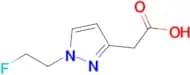2-(1-(2-Fluoroethyl)-1H-pyrazol-3-yl)acetic acid