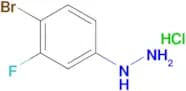 (4-Bromo-3-fluorophenyl)hydrazine hydrochloride