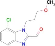 7-Chloro-1-(3-methoxypropyl)-1H-benzo[d]imidazole-2-carbaldehyde