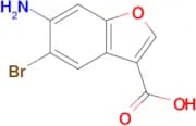 6-Amino-5-bromobenzofuran-3-carboxylic acid