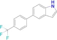 5-(4-(Trifluoromethyl)phenyl)-1H-indole