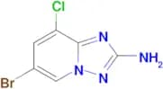 6-Bromo-8-chloro-[1,2,4]triazolo[1,5-a]pyridin-2-amine