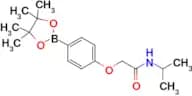 N-isopropyl-2-(4-(4,4,5,5-tetramethyl-1,3,2-dioxaborolan-2-yl)phenoxy)acetamide