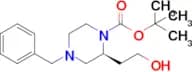 Tert-butyl (S)-4-benzyl-2-(2-hydroxyethyl)piperazine-1-carboxylate