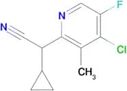 2-(4-Chloro-5-fluoro-3-methylpyridin-2-yl)-2-cyclopropylacetonitrile