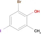 2-Bromo-4-iodo-6-methylphenol