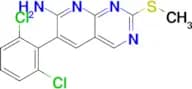 6-(2,6-Dichlorophenyl)-2-(methylthio)pyrido[2,3-d]pyrimidin-7-amine