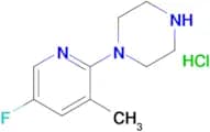1-(5-Fluoro-3-methylpyridin-2-yl)piperazine hydrochloride