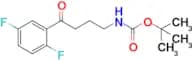 Tert-butyl (4-(2,5-difluorophenyl)-4-oxobutyl)carbamate