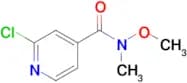 2-Chloro-N-methoxy-N-methylisonicotinamide