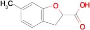 6-Methyl-2,3-dihydrobenzofuran-2-carboxylic acid