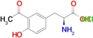 (S)-3-(3-acetyl-4-hydroxyphenyl)-2-aminopropanoic acid hydrochloride