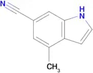 4-Methyl-1H-indole-6-carbonitrile