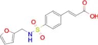 (E)-3-(4-(N-(furan-2-ylmethyl)sulfamoyl)phenyl)acrylic acid