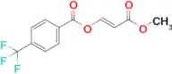 (E)-3-methoxy-3-oxoprop-1-en-1-yl 4-(trifluoromethyl)benzoate