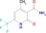4-methyl-2-oxo-6-(trifluoromethyl)-1,2-dihydropyridine-3-carboxamide
