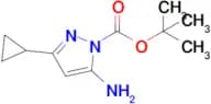 Tert-butyl 5-amino-3-cyclopropyl-1H-pyrazole-1-carboxylate