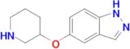 5-(Piperidin-3-yloxy)-1H-indazole