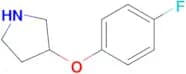 3-(4-Fluorophenoxy)pyrrolidine