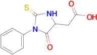2-(5-Oxo-1-phenyl-2-thioxoimidazolidin-4-yl)acetic acid