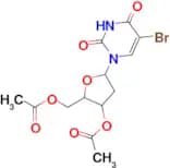 (3-Acetoxy-5-(5-bromo-2,4-dioxo-3,4-dihydropyrimidin-1(2H)-yl)tetrahydrofuran-2-yl)methyl acetate