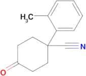 4-Oxo-1-(o-tolyl)cyclohexane-1-carbonitrile