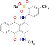 Sodium 5-methyl-2-((4-(methylamino)-9,10-dioxo-9,10-dihydroanthracen-1-yl)amino)benzenesulfonate