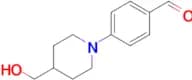 4-(4-(Hydroxymethyl)piperidin-1-yl)benzaldehyde