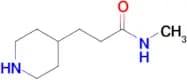 N-methyl-3-(piperidin-4-yl)propanamide