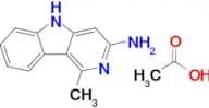 1-methyl-5H-pyrido[4,3-b]indol-3-amine acetate