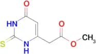 methyl 2-(6-oxo-2-sulfanylidene-1,2,3,6-tetrahydropyrimidin-4-yl)acetate