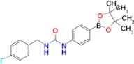 1-(4-Fluorobenzyl)-3-(4-(4,4,5,5-tetramethyl-1,3,2-dioxaborolan-2-yl)phenyl)urea